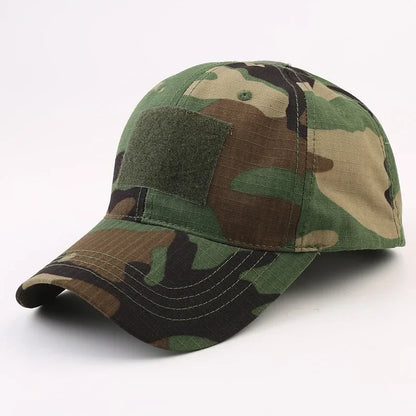 Camouflage Baseball Cap Outdoor Men's Tactical CP Adjustable Hat Sports Cycling Duck Tongue Cap