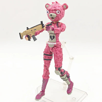 Game Fortnite Raptor Black Knight Skull Trooper Premium Cuddle Team Leader MogulMaster Action Figure Room Decoration Toys Gift