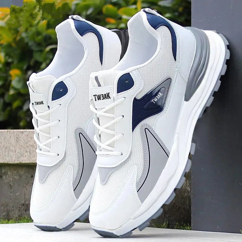 Chaussures de sport polyvalentes en maille pour hommes, baskets respirantes de marque, chaussures de course antidérapantes, chaussures de sport à plateforme, Tenis Masculino