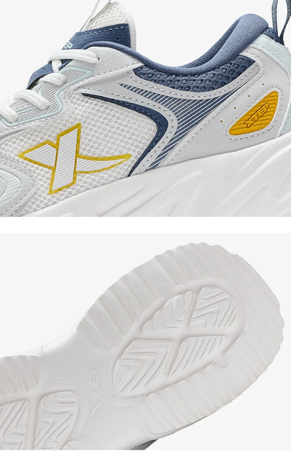 Xtep Casual Shoes For Men Summer Durability Men's Sports Shoes Wear-Resistant Lace Up Non-Slip Outdoor Shoes 876219320026