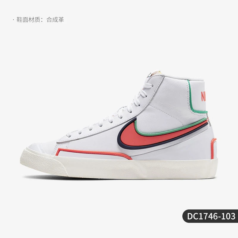Nike alkuperäiset BLAZER Trail Blazer -naisten klassiset korkeavartiset urheilu- ja vapaa-ajan kenkä DC1746-103