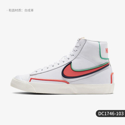Nike alkuperäiset BLAZER Trail Blazer -naisten klassiset korkeavartiset urheilu- ja vapaa-ajan kenkä DC1746-103
