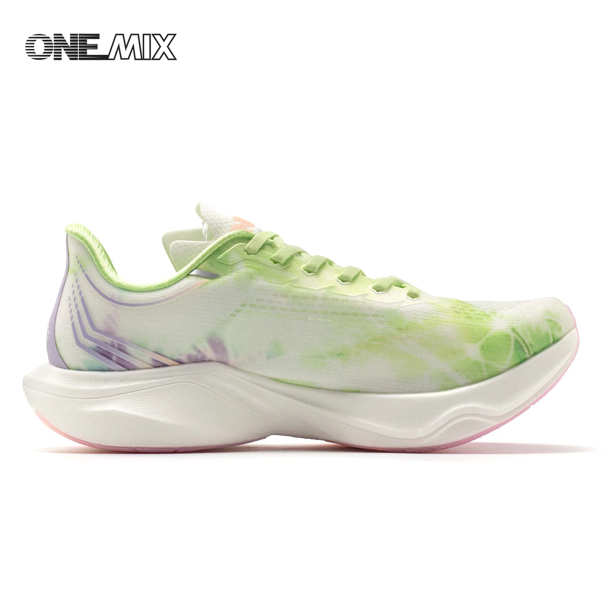 ONEMIX Nové nylonové běžecké boty s karbonovou deskou pro maraton a závody – tlumící nárazy, profesionální stabilní opora, ultralehké tenisky s odrazem