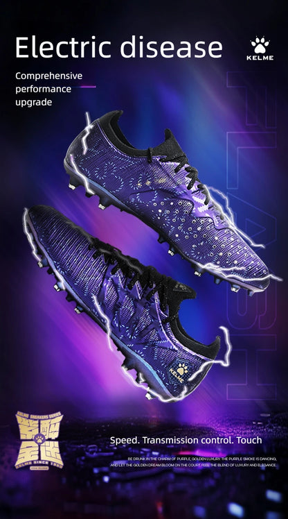 KELME Adult Botas de fútbol para hombre Blast 3.0 con tacos cortos MG, calzado deportivo profesional para partido y entrenamiento, transpirable
