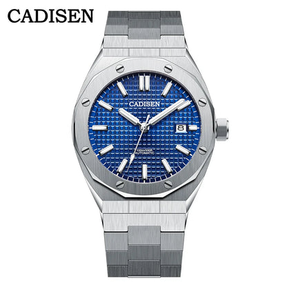 CADISEN Luxury Design 42MM Men's Watches Japan MIYOTA 8215 Sapphire Glass Mechanical Automatic Watch Men 100M Waterproof