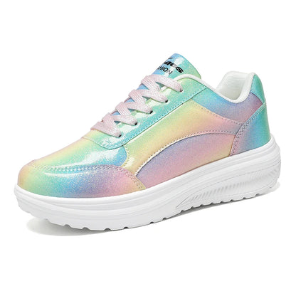 New summer fashionable women's sports shoes, versatile lightweight and durable running shoes, shock-absorbing daily walking shoes