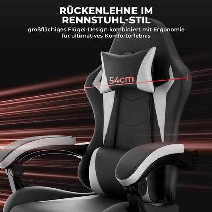 Gaming chairs, office chairs, desk chairs, and swivel chairs. Made with breathable fabric, equipped with 360° swivel casters and seats for easy movement, and featuring soft and comfortable cushions.