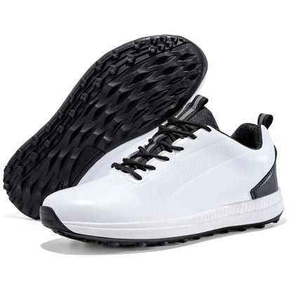Hot Sale Leisure Golf Shoes Men's Waterproof Golf Spikes Sneakers Professional Non-Slip Golf Trainers Luxury Sports Shoes