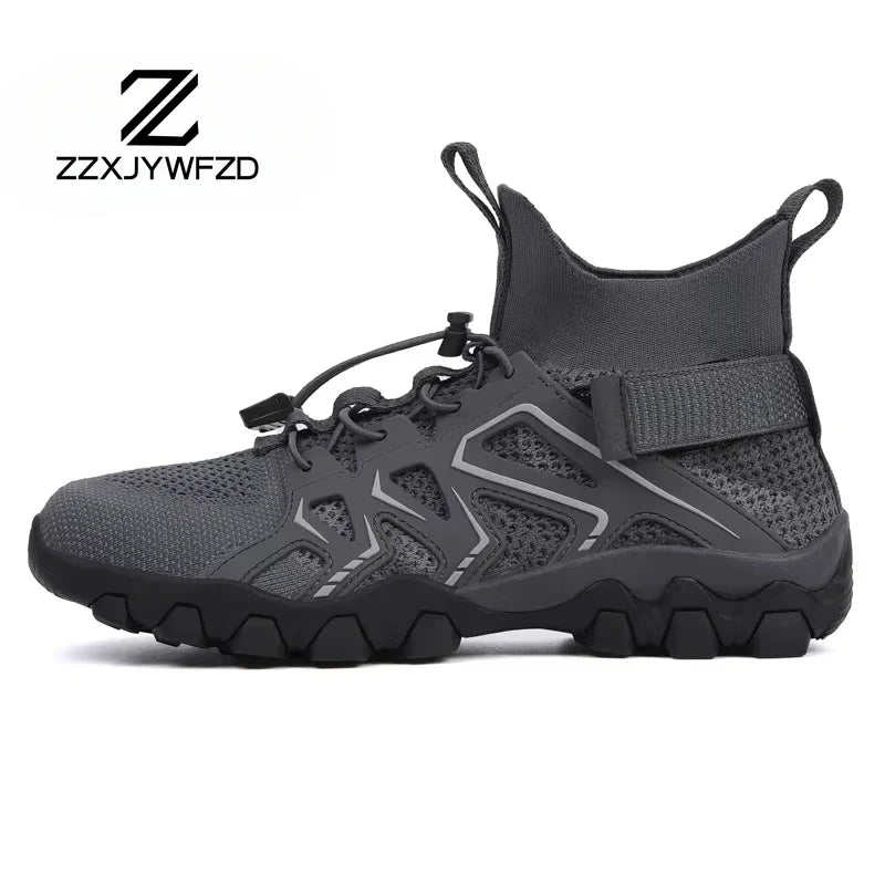 Unisex Breathable Quick-Drying Fishing Water Sport Shoes Summer Upstream Barefoot Aqua Boots Outdoor Non-Slip Women Beach Shoes