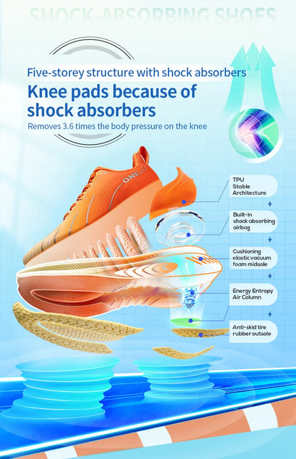 ONEMIX Nové běžecké boty s polstrováním pro ženy, podzim/zima, pro intenzivní běh, šněrovací, pro skákání přes švihadlo, tanec, protiskluzové outdoorové tenisky