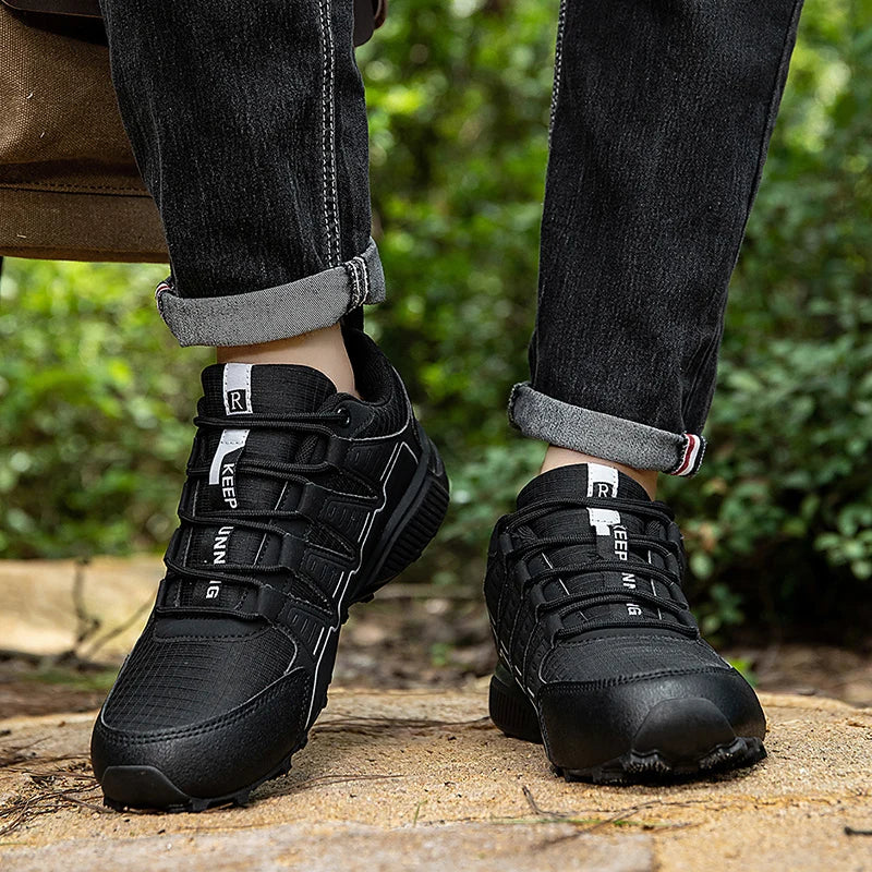 Sapatos de Ciclismo Sem Fecho para Homem, Sapatos de Caminhada Antiderrapantes para Montanha e Todo-o-Terreno, Sapatos Desportivos Respiráveis, Sapatos de Ciclismo de Estrada