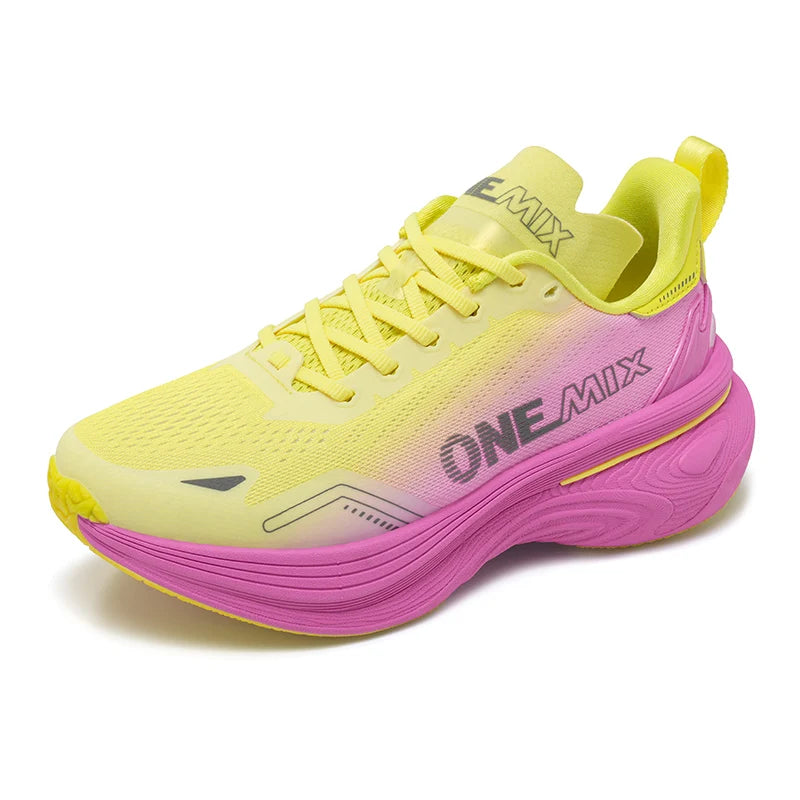 Scarpe da jogging e running ONEMIX Bumper Max unisex, sneaker leggere da strada resistenti all’usura, scarpe sportive fashion per il fitness