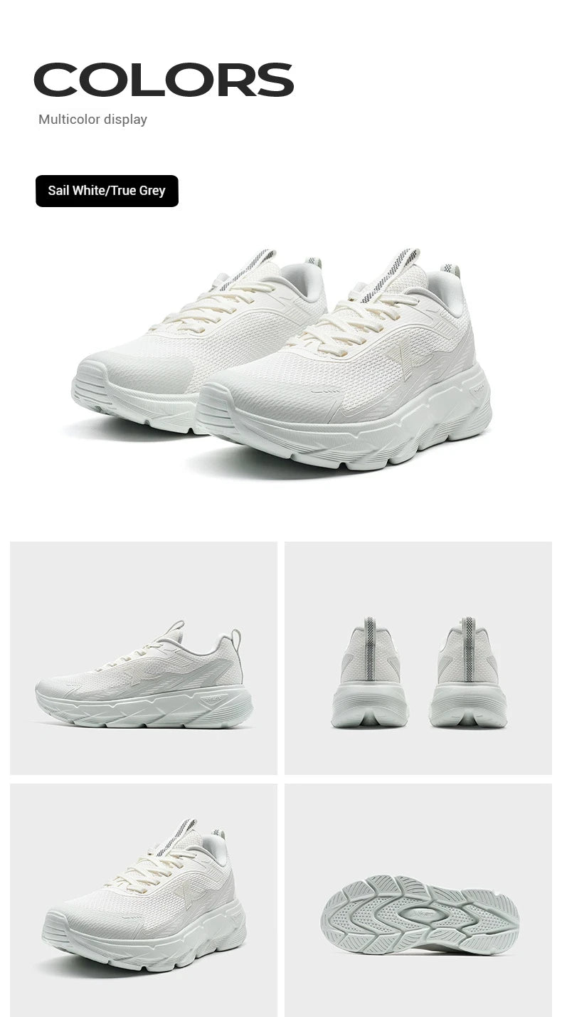 Xtep Light Joy 2 Women's Running Shoes 2025 Spring Shock-Absorbing Non-slip Wear-Resistant Lightweight Sports Shoes 875118110015