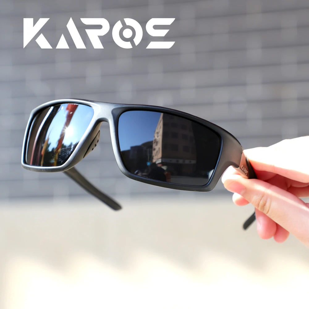 Ochelari polarizați Karos UV400 pentru bărbați și femei – ciclism, pescuit, alergare, sporturi în aer liber, ochelari de soare pentru bicicletă, ochelari pentru condus și călărie YZ2012