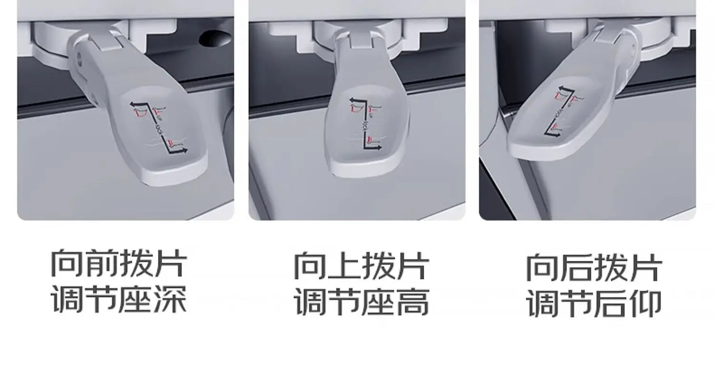 Ergonomic Computer Office Chair with Footrest, Comfortable Designer Executive Chair, Adjustable Luxury Swivel Gaming Chair for Home & Work