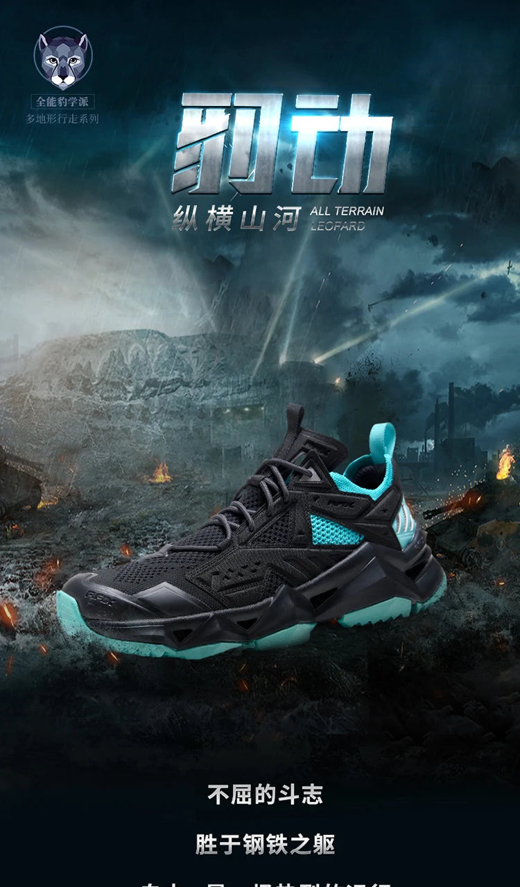 Rax Men's Waterproof Hiking Shoes Breathable Hiking Boots Outdoor Trekking Sports Sneakers Tactical Shoes