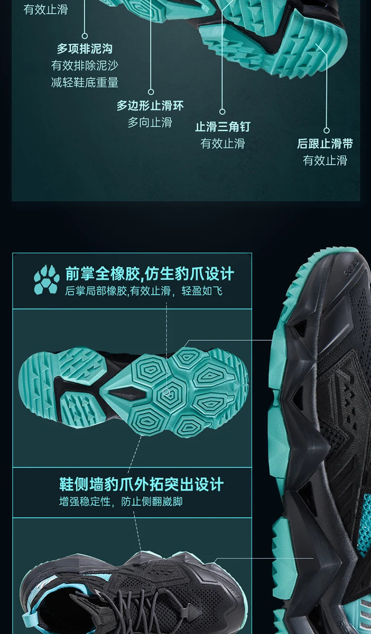 Rax Men's Waterproof Hiking Shoes Breathable Hiking Boots Outdoor Trekking Sports Sneakers Tactical Shoes