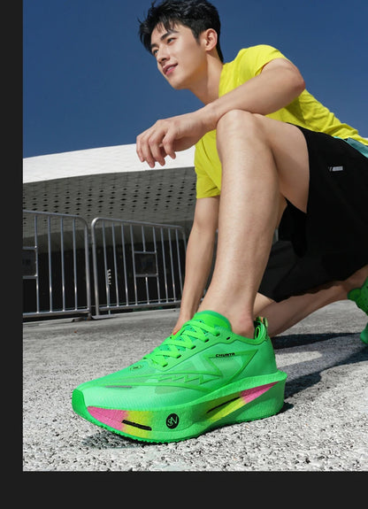 Running Shoes Carbon Plate Specialty Marathon Men's Sports Breathable Lightweight Women's Comfortable Athletic Non-slip Sneakers