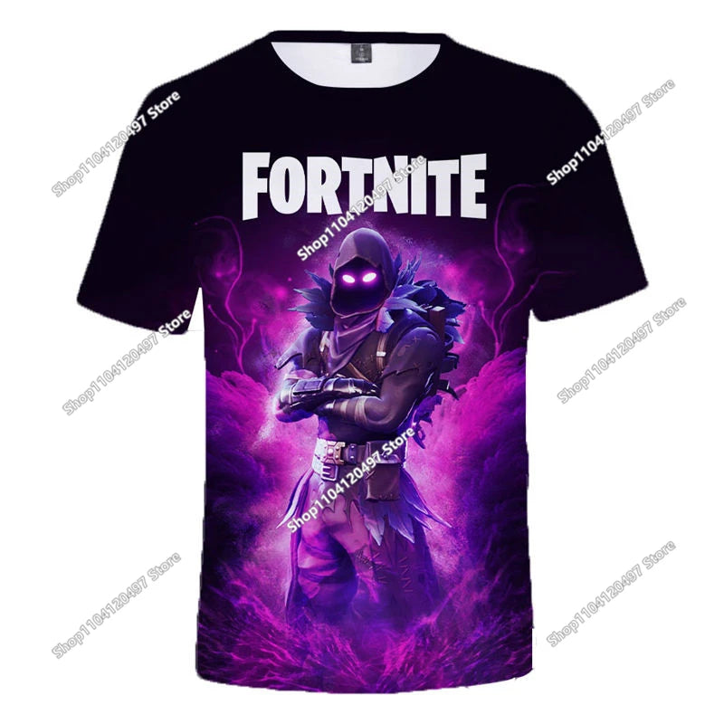 Fortnite Boys Clothes T Shirt Victory Hero Child Kids T-shirt Battle Royale 3d Girls Short Sleeve Tees Tshirt