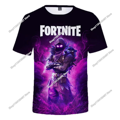 Fortnite Boys Clothes T Shirt Victory Hero Child Kids T-shirt Battle Royale 3d Girls Short Sleeve Tees Tshirt