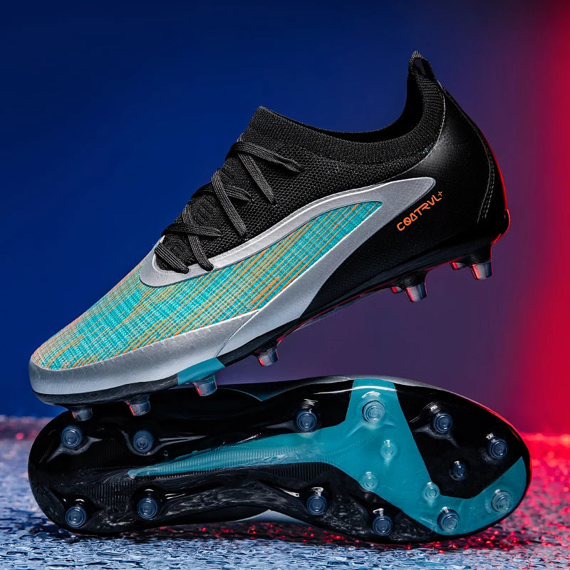 Nouveaux hommes chaussures de Football crampons de Sport adulte respirant antidérapant bottes de Football en plein air longues pointes formation garçons Match confortable