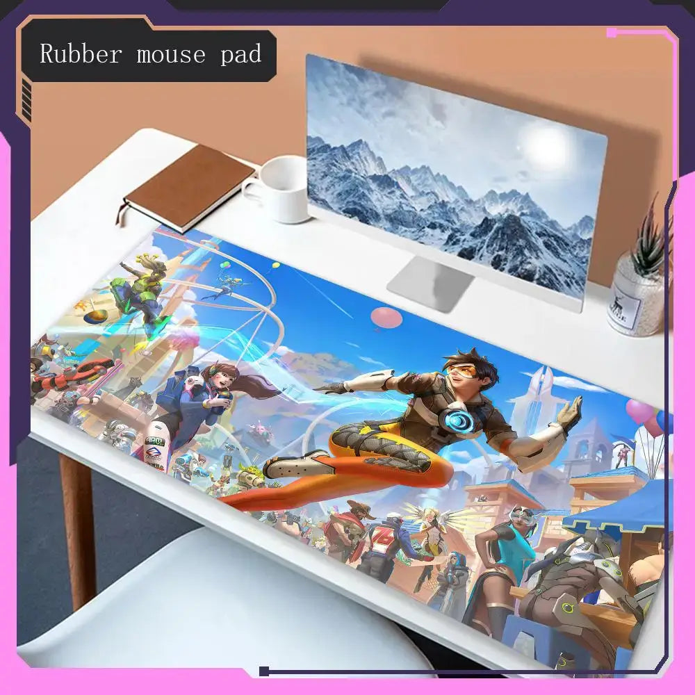 Bestseller-Artikel Overwatch Mauspad Animations-Mauspad Gaming-Zubehör für den Schreibtisch Bestseller-Mauspad Laptop-Gaming-Mauspad