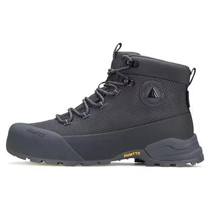 Zapatos de senderismo HUMTTO, botas de caza impermeables para hombre, botas tácticas de combate para desierto hasta el tobillo, botas de trekking para hombre y mujer, zapatillas cálidas de cuero