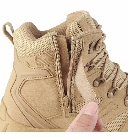 Upgraded Tactical Combat Training Boots Male Outdoors Camping Anti-wear Rapid Response Hiking Shoes Fishing Hunting Sneakers Men
