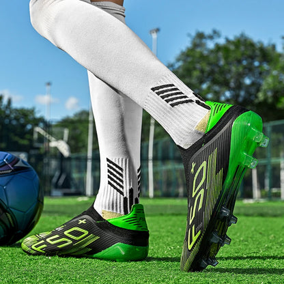 Chaussures de football F50 pour hommes, crampons d'entraînement rapides, chaussures de football antidérapantes pour extérieur, Chuteira Campo 35-45