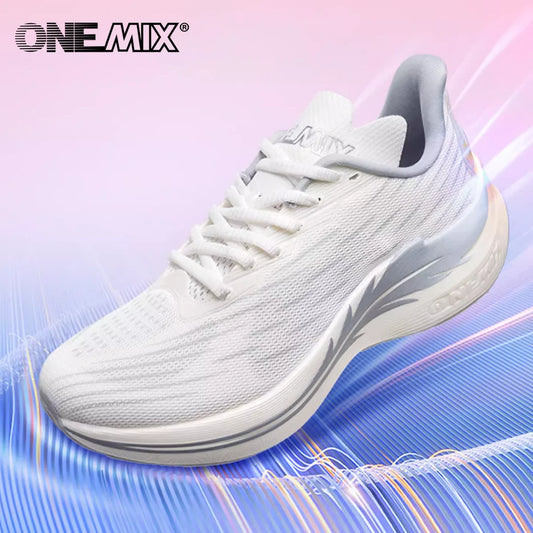 Onemix Wind Wings Scarpe da corsa traspiranti da uomo per la maratona, scarpe sportive casual da donna, scarpe sportive leggere da uomo, corda per saltare da esterno