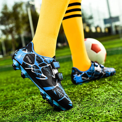 Chaussures de football pour enfants FG/TF, bottes de football pour garçons, crampons d'extérieur, crampons de futsal, chaussures de sport d'entraînement, taille 33-38