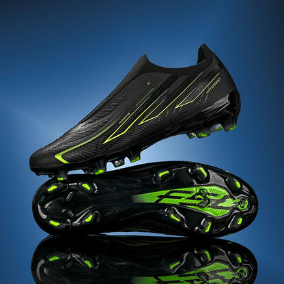 Chaussures de football professionnelles pour hommes, crampons longs AG, bottes de football antidérapantes et résistantes à l'usure, pour terrain en gazon naturel, compétition pour adultes.
