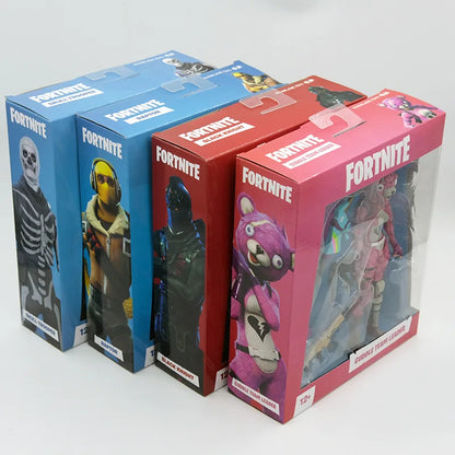 Game Fortnite Raptor Black Knight Skull Trooper Premium Cuddle Team Leader MogulMaster Action Figure Room Decoration Toys Gift