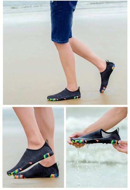 2023Yoga Sports Water Sneakers Unisex Swimming Aqua Seaside Barefoot Slippers Surf Upstream Light Quick-Drying Beach Water Shoes