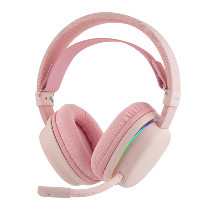 AULA G7 casque de jeu sans fil filaire/BT/2.4GHz avec Microphone antibruit détachable éclairage rvb pour PS4/PS5/PC/Switch