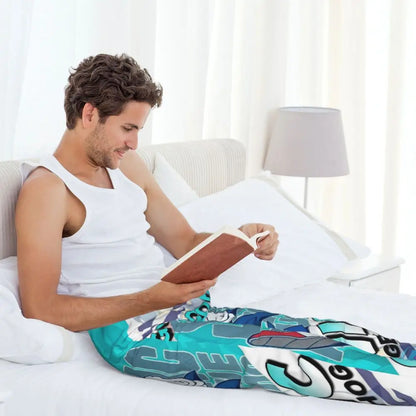 Pantalones de pijama personalizados para hombre con estampado «Soniced», con motivo de erizo, ropa de dormir, pantalones de estar por casa con bolsillos