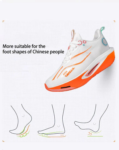 Men's Running Shoes Carbon Plate Professional Breathable Non-slip Cushioning Women's Casual Running Sports Shoes