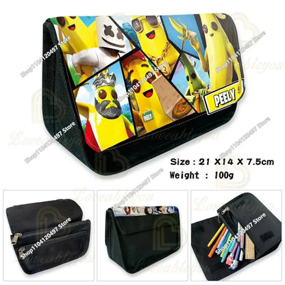 Fortnite Wallet Short Bifold Coin Bag Leather Photo Card Holder Student Wallets Boys Girls Cartoon Print Purses