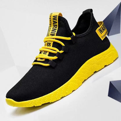 Baskets pour hommes chaussures de sport en maille légère décontractée été hommes en plein air semelle souple respirant confort mode marée chaussure de course