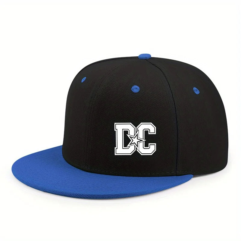 Unisex Letter Print Hip-hop Snapback Cap Outdoor Adjustable Casual Baseball Caps Sunscreen Sun Hat Streetwear