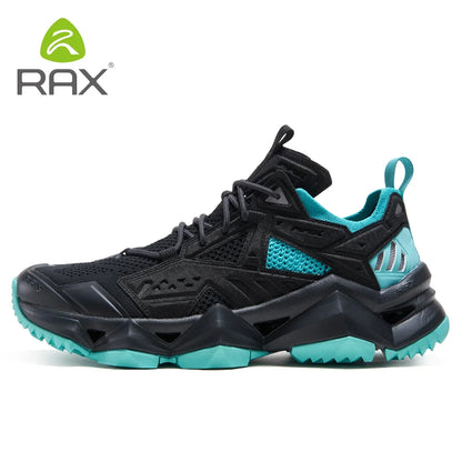 RAX Running Shoes Men & Women Outdoor Sport Breathable Lightweight Sneakers Air Mesh Upper Anti-Slip Natural Rubber Outsole