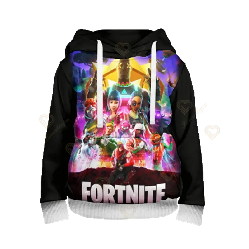 Fortnite Boys Cool Heroes Cosplay Hoodie Cartoon Sweatshirt Kid Clothes Spring Autumn Baby Coat Children Hooded Jacket