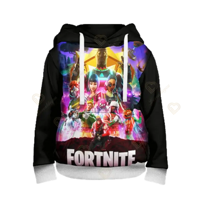 Fortnite Boys Cool Heroes Cosplay Hoodie Cartoon Sweatshirt Kid Clothes Spring Autumn Baby Coat Children Hooded Jacket