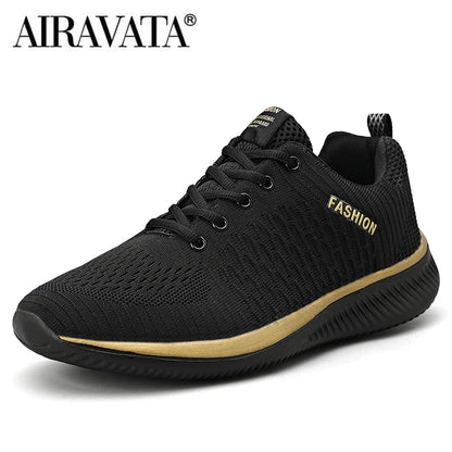 Sneakers da uomo e da donna in maglia, traspiranti, sportive, da corsa, da passeggio e da palestra