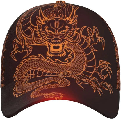 Dragon Snapback-pet Herenbaseballpetten Herenzonnepet Verstelbare coole truckerpet voor dames en heren
