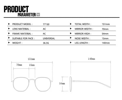 Ochelari de soare pătrați supradimensionați, la modă, de calitate superioară, cu protecție UV, pentru șofat, pentru bărbați și femei, cu personalitate, ochelari unisex