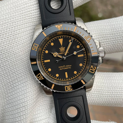 STEELDIVE SD1954V Ceramic Bezel 41MM Stainless Steel Case 300M Waterproof Vintage Luminous NH35 Automatic Men's Dive Watch