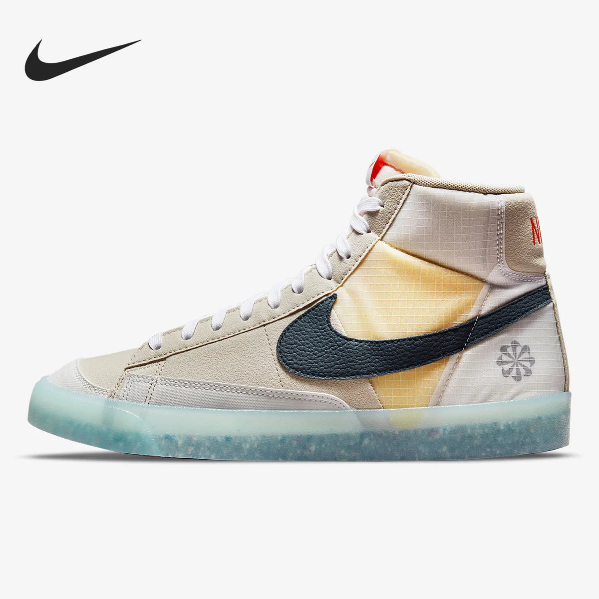 Nike Genuine Blazer miesten ja naisten korkeavartiset klassiset board-kengät, joissa on geelipohja, DH4505-200