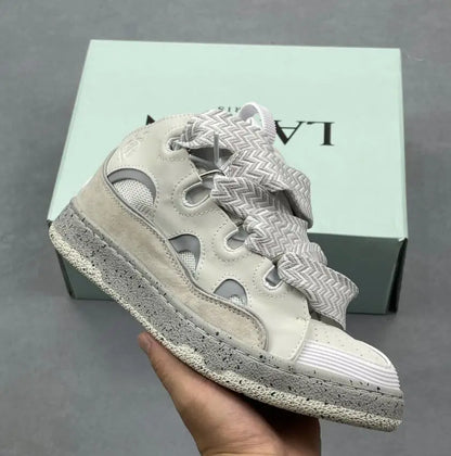 Men's and Women's Original Thick Soled Casual Sports Shoes LANVIN SPORT Fashion Casual Sneakers for Couples Skateboard Shoes