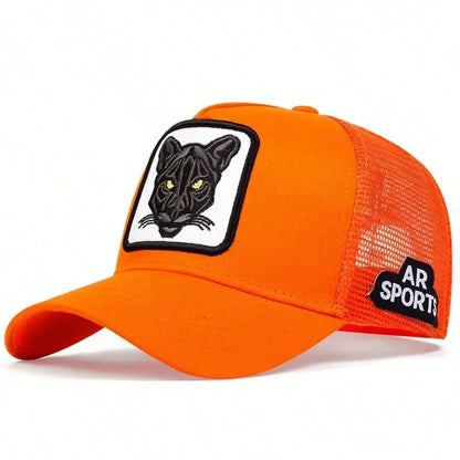 Animal embroidery net rooster hat male and female animal baseball cap hip Hop duck cap suitable for outdoor sports fishing visor